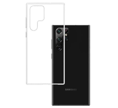 3mk ochranný kryt Clear Case pre Samsung Galaxy S22 Ultra (SM-S908), čirá