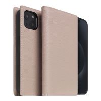 SLG Design puzdro D8 Magsafe Full Grain Leather pre iPhone 15 Plus - Light Cream
