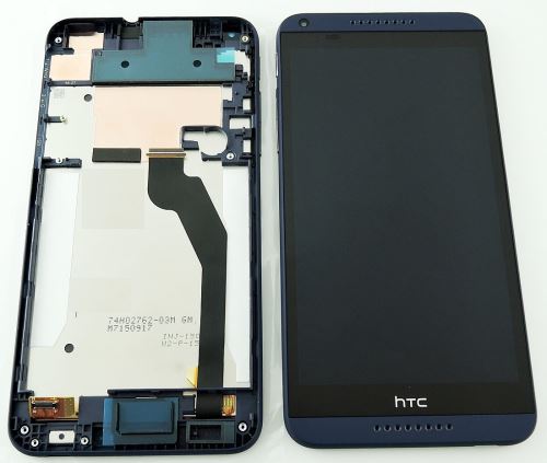 LCD displej + dotyk + predný kryt HTC Desire 816G DUAL Navy Blue