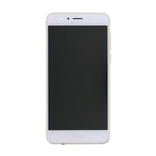 Honor 8 LCD displej + dotyk + predný kryt White (Service Pack)
