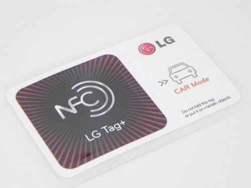 LG E610 NFC TAG Label - samolepka