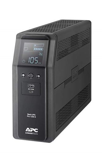 APC Back UPS Pro BR 1200VA, Sinewave,8 Outlets, AVR, LCD interface