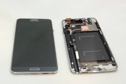 Samsung N9005 Galaxy Note 3 predný kryt + LCD displej + dotyk čierna