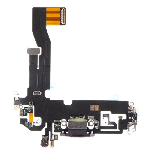 Apple iPhone 12/12 Pro Flex Kabel vr. nabíjacieho konektora Black