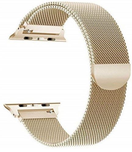 Apple Watch magentický pásek Milanese 42/44/45mm zlatý