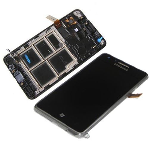LCD displej + dotyk + predný kryt Samsung S7530 Omnia M Black