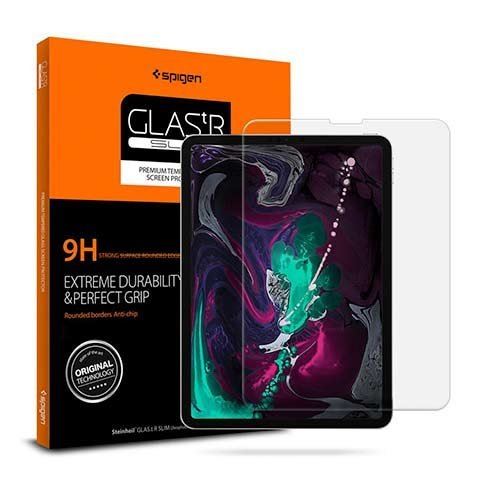 Spigen ochranné sklo Glas.tR Slim pre iPad Pro 12.9" 2020/2021 - Crystal Clear