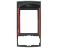 Nokia X3-00 Black-Red predný kryt