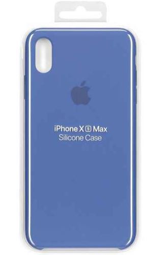 Iphone XS Max silicone case blue horizon