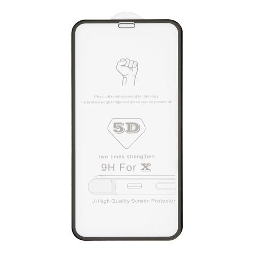 Apple iPhone X,Xs,11 Pro tvrzené sklo 5D černé