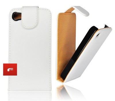 ForCell Flip puzdro White pre Apple iPhone 4/4S