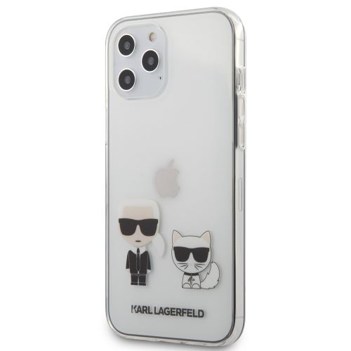 Karl Lagerfeld PC/TPU Karl &Choupette kryt pre iPhone 12 Pro Max 6.7 Transparent