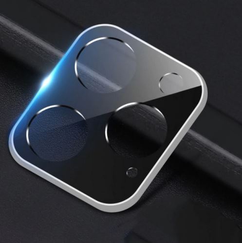 Apple iPhone 11 PRO,11 PRO Max sklíčko kamery+rámček stříbrný