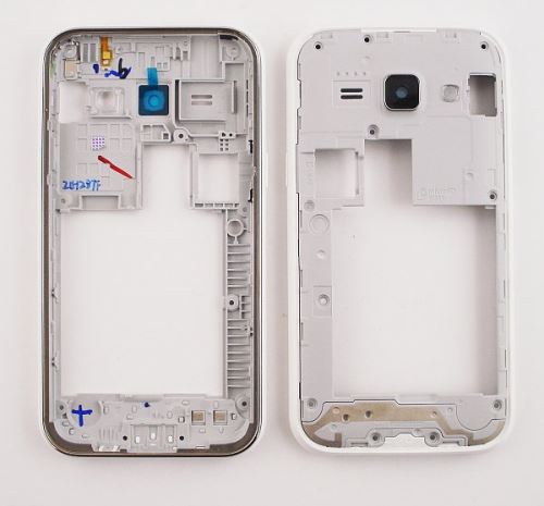 Samsung J100 stredný kryt biely