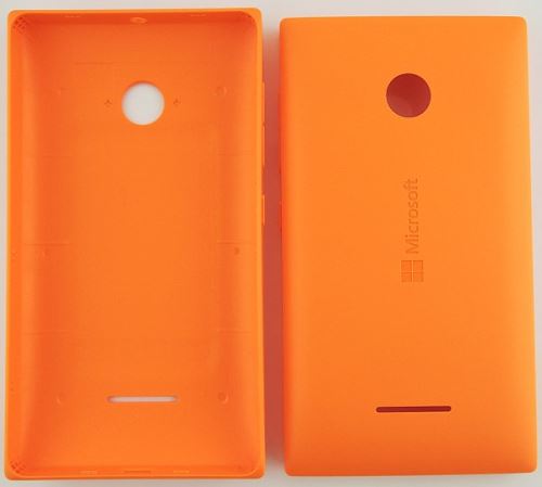 Microsoft Lumia 435 kryt batérie oranžový