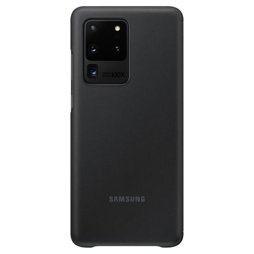EF-ZG988CBE Samsung Clear S-View puzdro pre Galaxy S20 Ultra Black