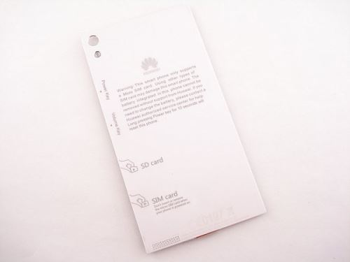 Huawei Ascend P6 kryt batérie biely