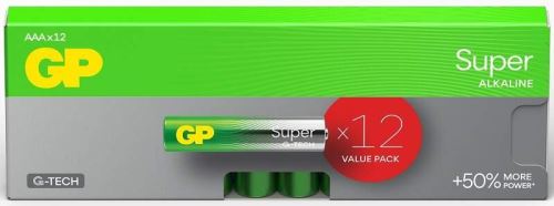 GP Alkalická batéria GP Super LR03 (AAA) 12ks