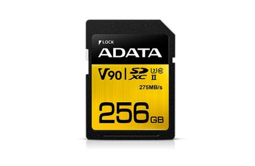 ADATA SDXC 256GB UHS-II U3 (275/155MB)