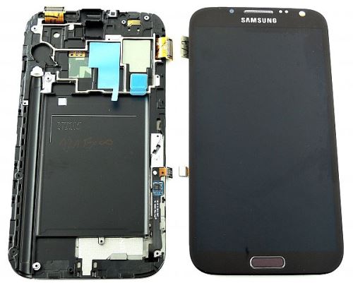 Samsung N7105 Note 2 LTE LCD + dotyk červený (Red)