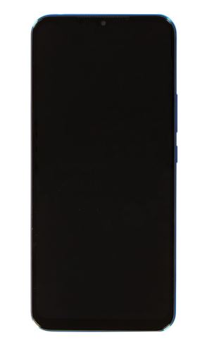 LCD displej + dotyk + predný kryt pre Xiaomi Mi 10 Lite 5G Blue Green (Service Pack)