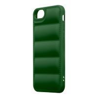 OBAL:ME Puffy Kryt pre Apple iPhone 7/8/SE2020/SE2022 Dark Green