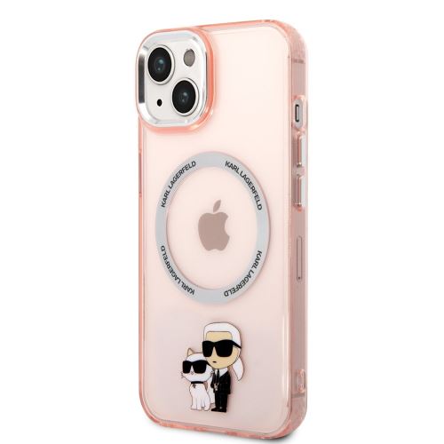 Karl Lagerfeld MagSafe Kompatibilní Kryt IML Karl and Choupette NFT pre iPhone 14 Plus Pin