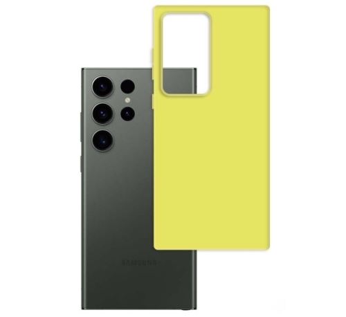 3mk ochranný kryt Matt Case pre Samsung Galaxy S23 Ultra (SM-S918) lime/žlutozelená