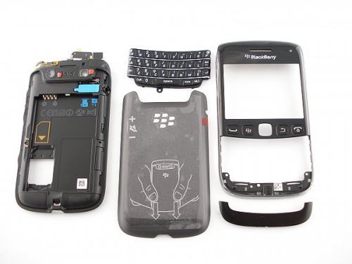 Blackberry 9790 kompletný kryt čierny