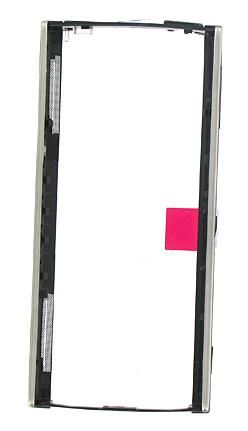 Nokia X6 stredný kryt čiernostrieborný