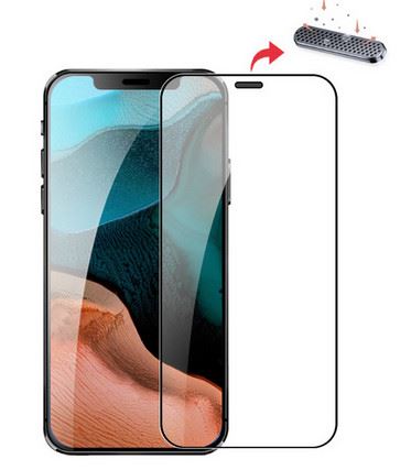 Apple iPhone 13,13 Pro,14 2.5D tvrzené sklo antistatic+prachovka sluchátka