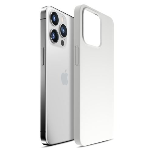 3mk ochranný kryt Hardy Silicone MagCase pre Apple iPhone 14 Pro Max, bílá