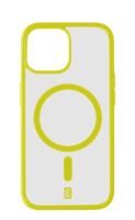 Cellularline Pop Mag s podporou Magsafe pre Apple iPhone 15, číry / limetkový