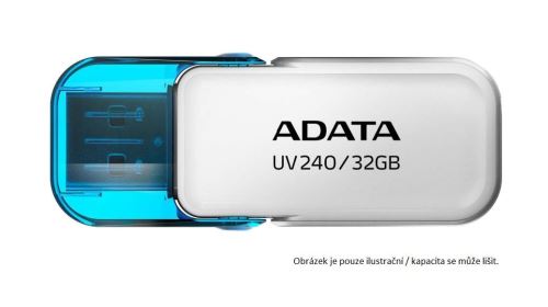 16GB ADATA UV240 USB white  (vhodné pro potisk)