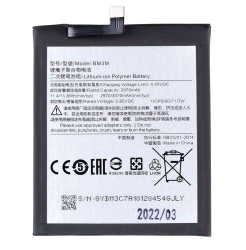 BM3M Xiaomi batéria 3070mAh (OEM)