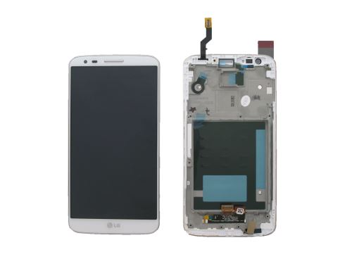 LG D802 G2 LCD displej + dotyk + predný kryt White