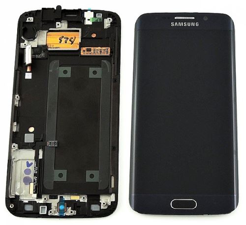 Samsung G925F Galaxy S6 Edge LCD displej + dotyk + rámik čierny