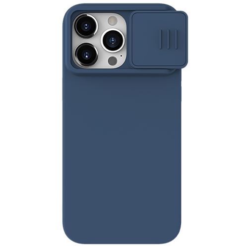 Nillkin CamShield Silky Silikonový Kryt pre Apple iPhone 15 Pro Max Midnight Blue
