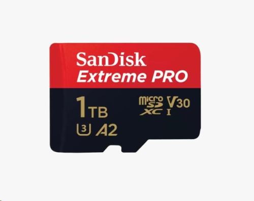 SanDisk Extreme PRO microSDXC 1TB 200MB/s + adaptér