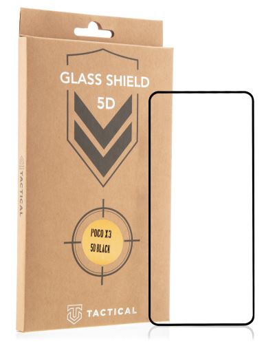 Tactical Glass Shield 5D sklo pre Poco X3 / X3 NFC / X3 Pro Black