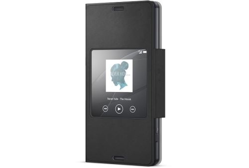 SCR26 Sony Smart Cover Black pre D5803 Xperia Z3 compact