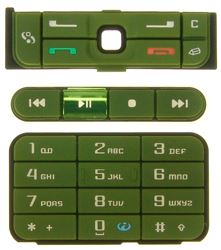 Nokia 3250 klávesnica zelená