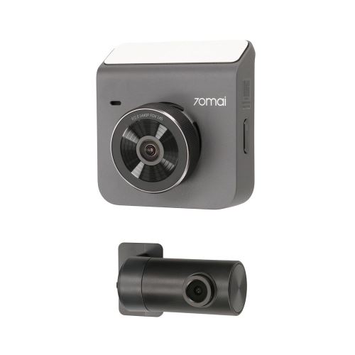 70mai Dual Dash Cam A400 QHD + Rear Cam RC09 Set Grey