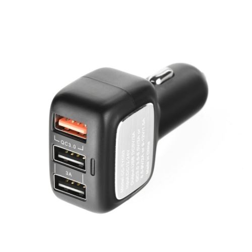Autonabíjačka Quick Charge 3.0 3x USB