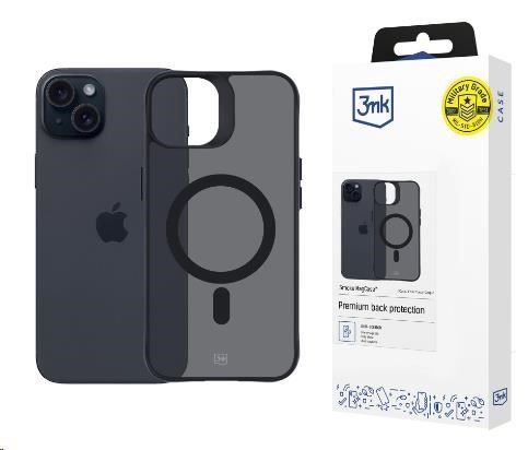 3mk ochranné pouzdro Smoke MagCase pre iPhone 15 Plus