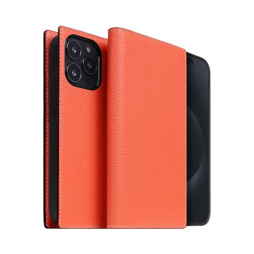 SLG Design puzdro D8 Neon Full Grain Leather Diary pre iPhone 15 Pro