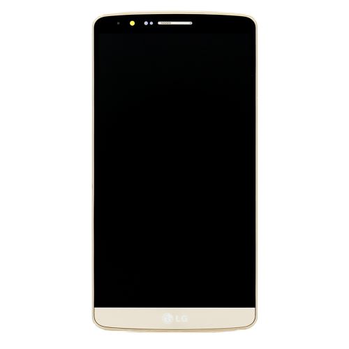 LG D855 G3 LCD displej + dotyk + predný kryt Gold
