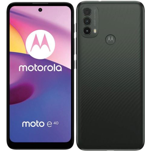 Motorola Moto e40 4GB/64GB Dual SIM Carbon Gray
