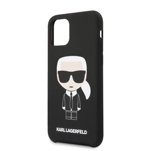 Karl Lagerfeld Iconic Silikonvý kryt pre iPhone 11 Pro Black