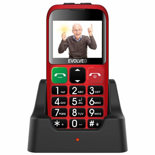 EVOLVEO EasyPhone EB, mobilní telefon pro seniory